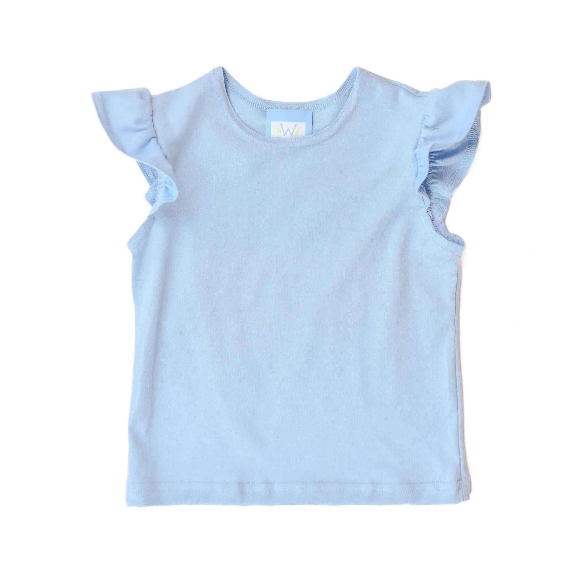 Angel Sleeve Tee Shirt - Blue