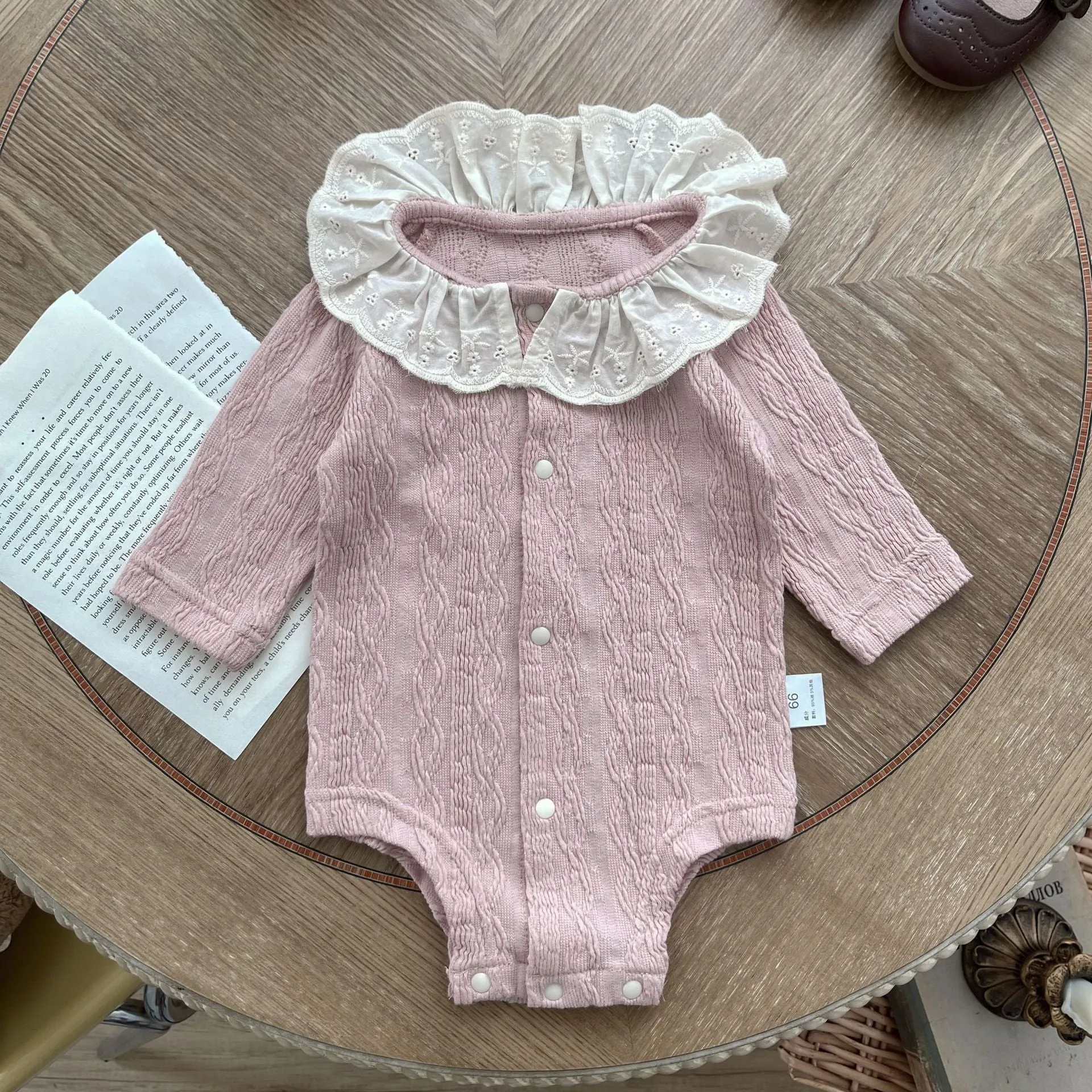 Baby Girls Solid Color Rompers Jumpsuits Wholesale 240301103