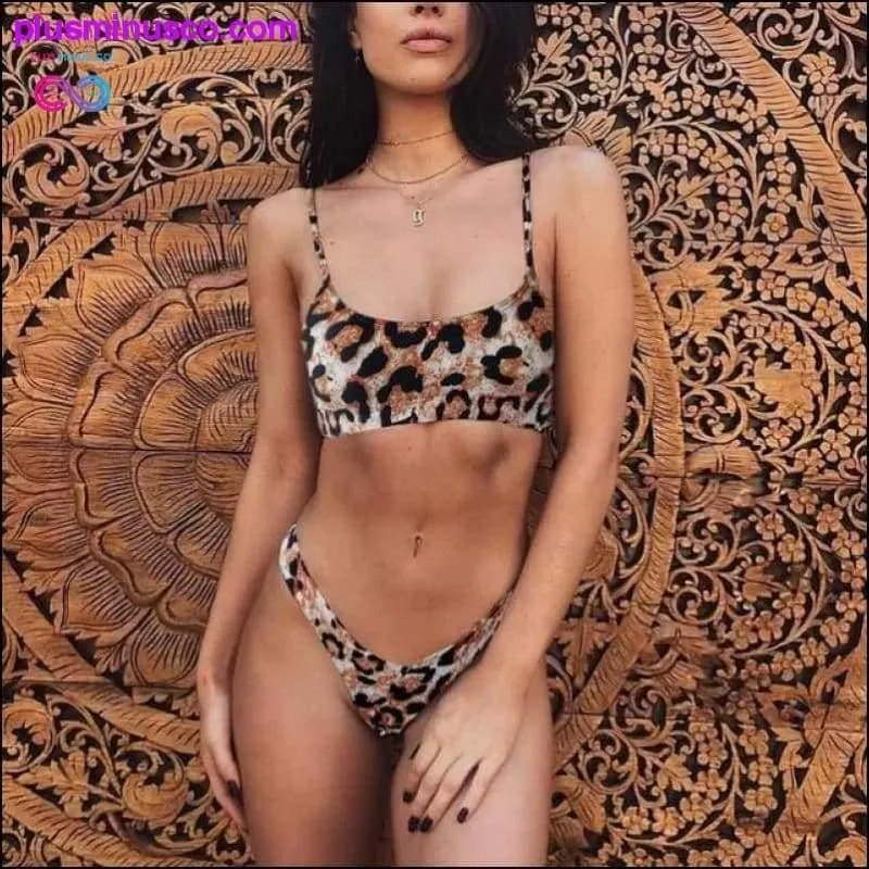 Bikini Women Swimwear Swimsuit Sexy Leopard Snake