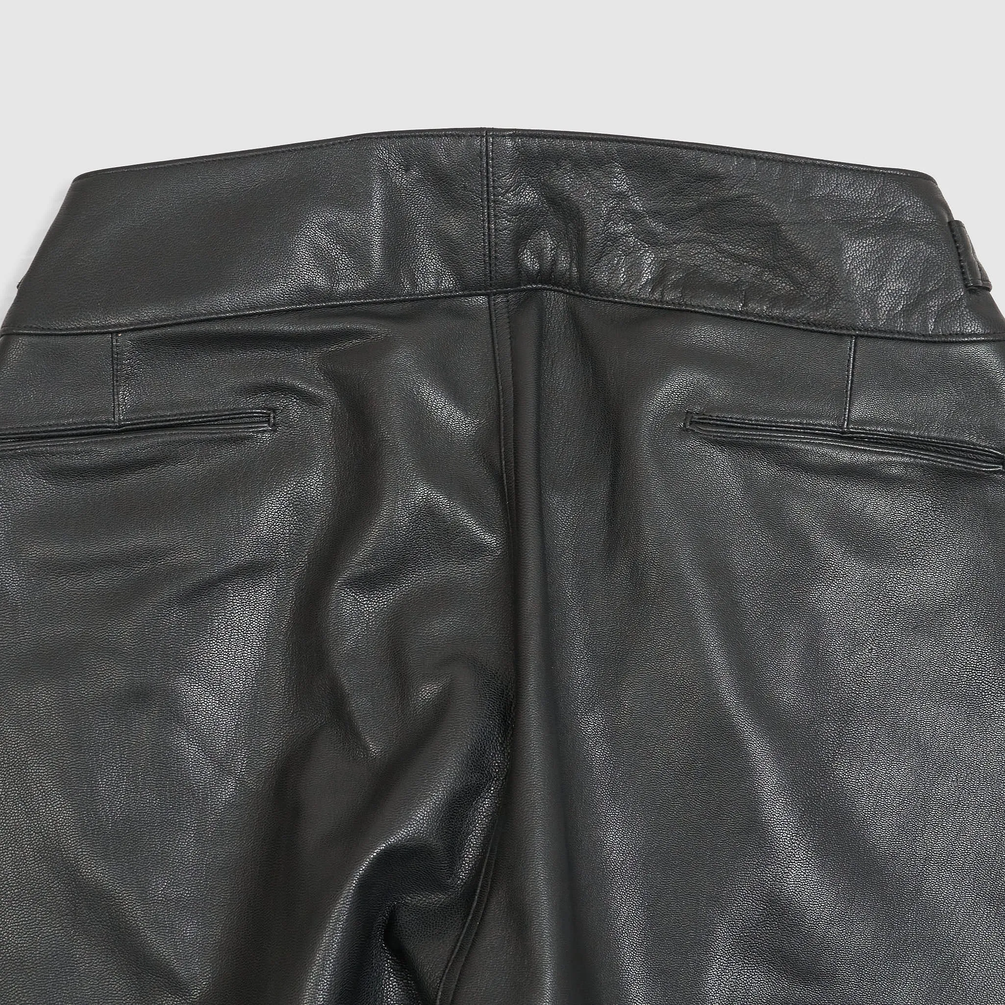 Black Sign Oiled Leather Sheriff Breeches