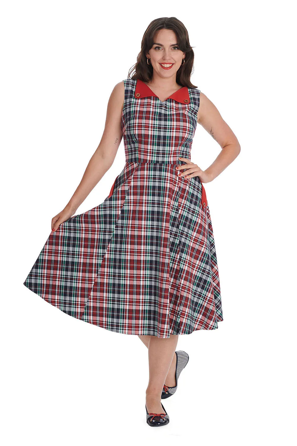 BOAT DAY SWING DRESS