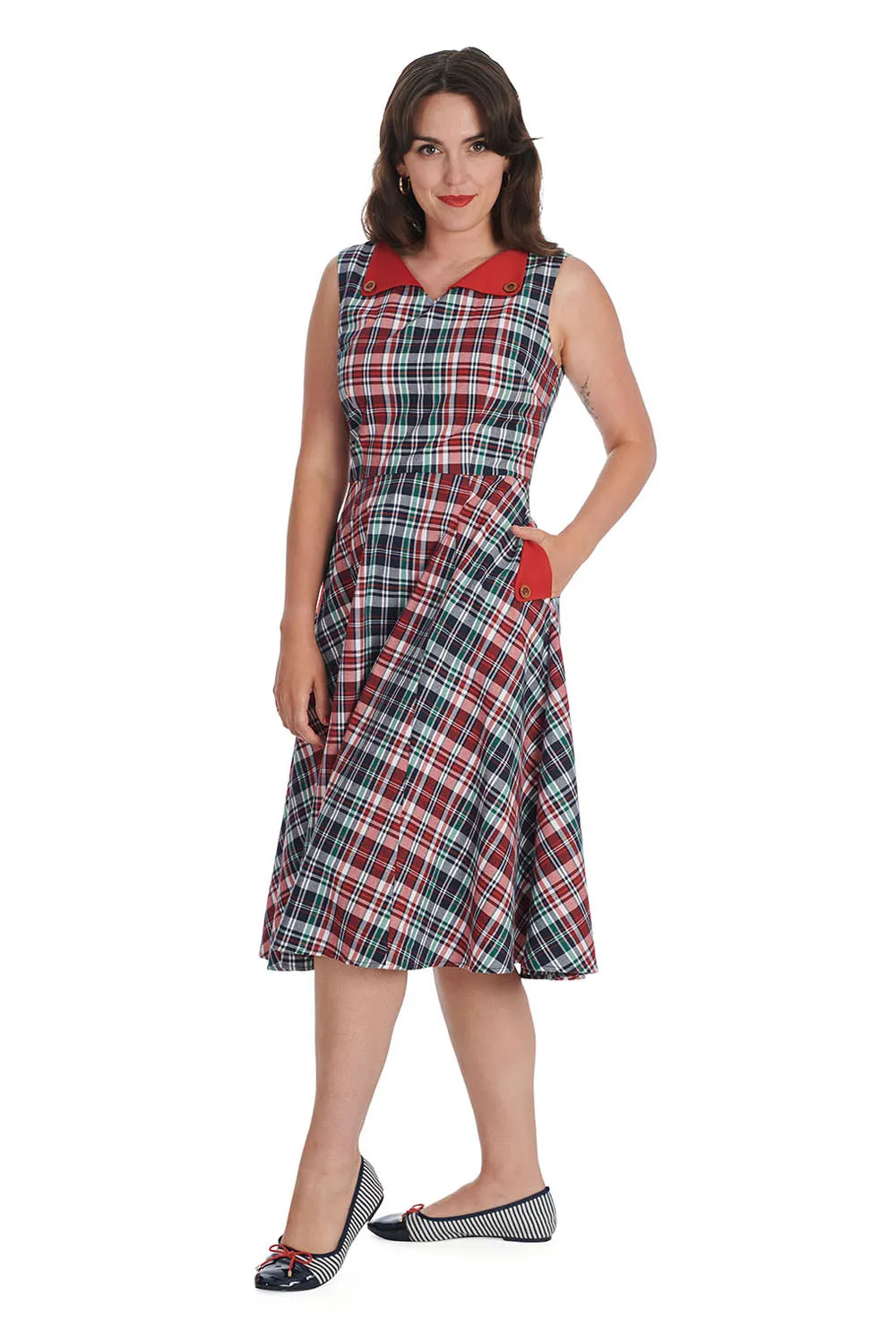 BOAT DAY SWING DRESS