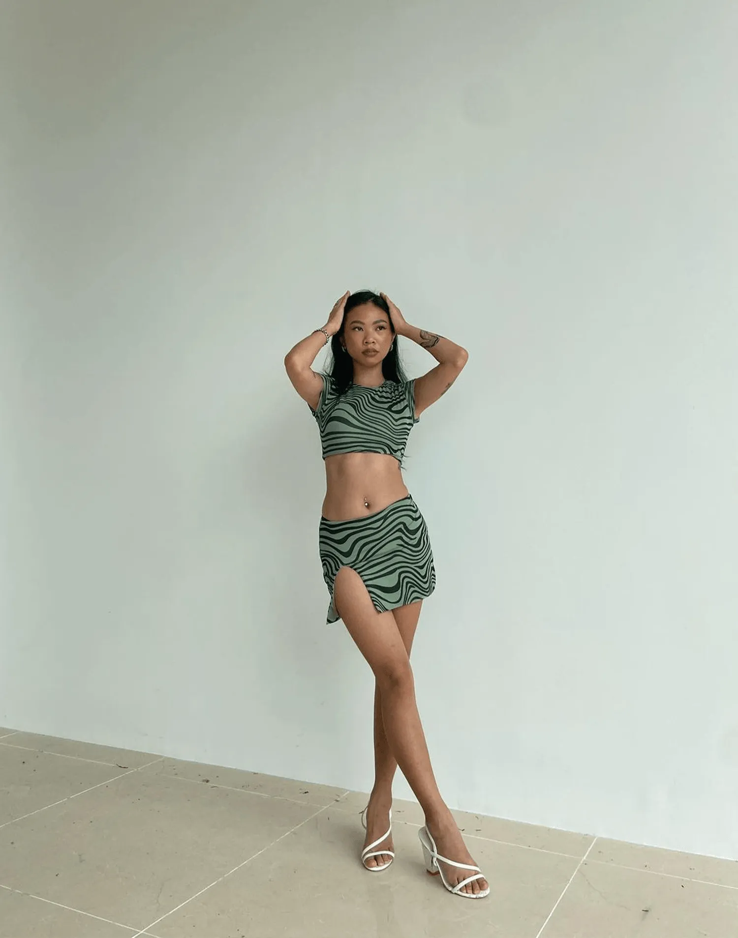 Breakeven Mini Skirt (Khaki)