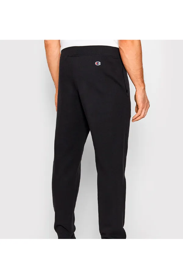 Champion Rochester Pant Rib Cuff Big Logo Black