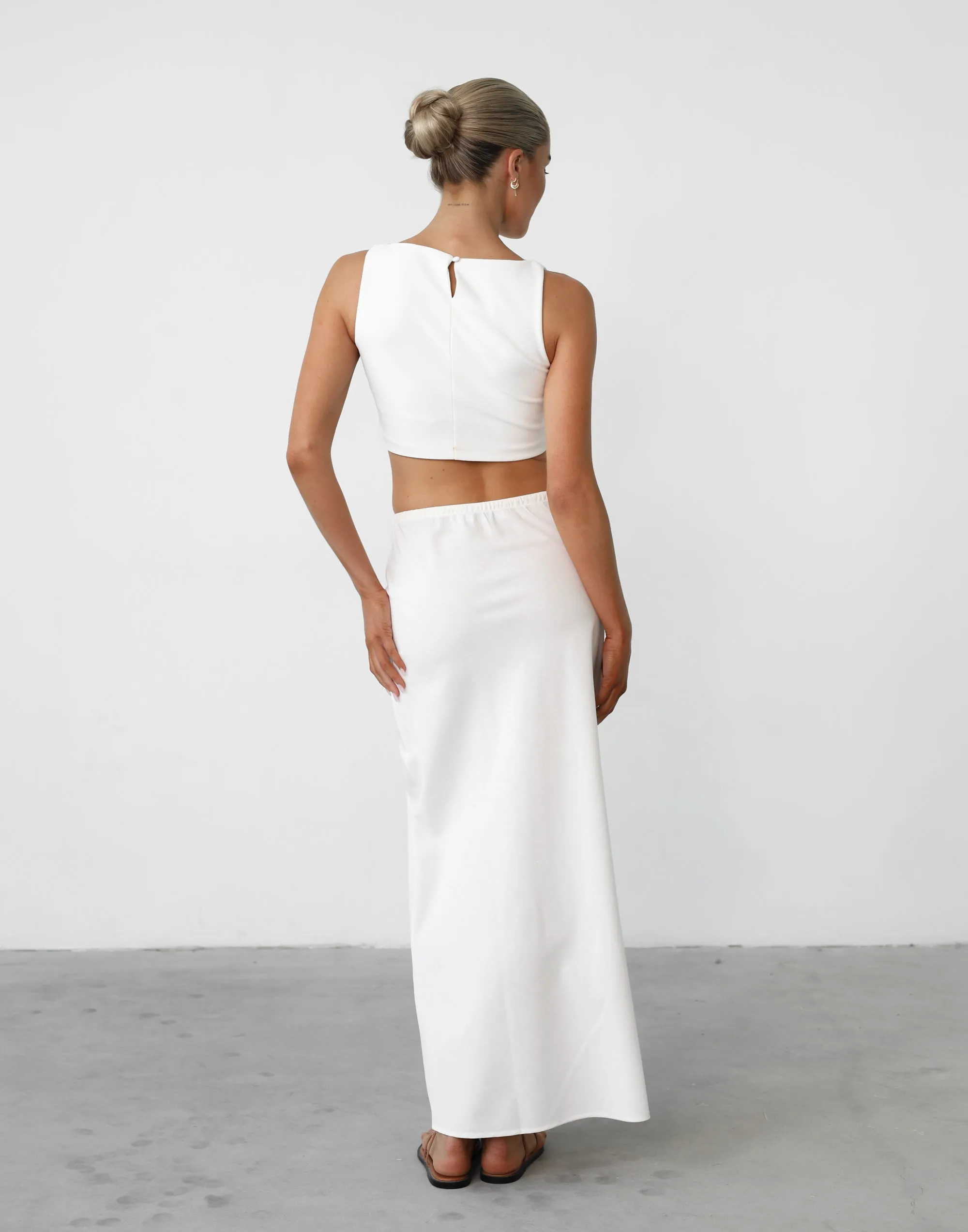 Darna Maxi Skirt (White)