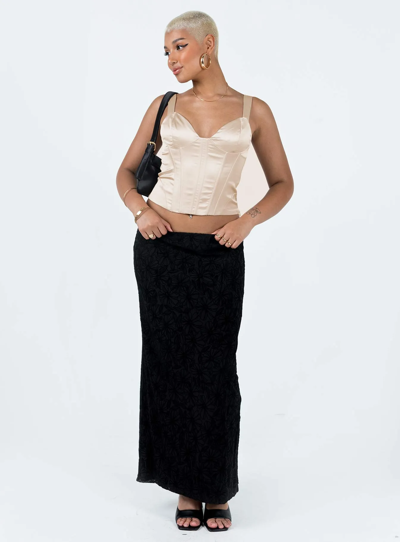 Eurodium Maxi Skirt Black