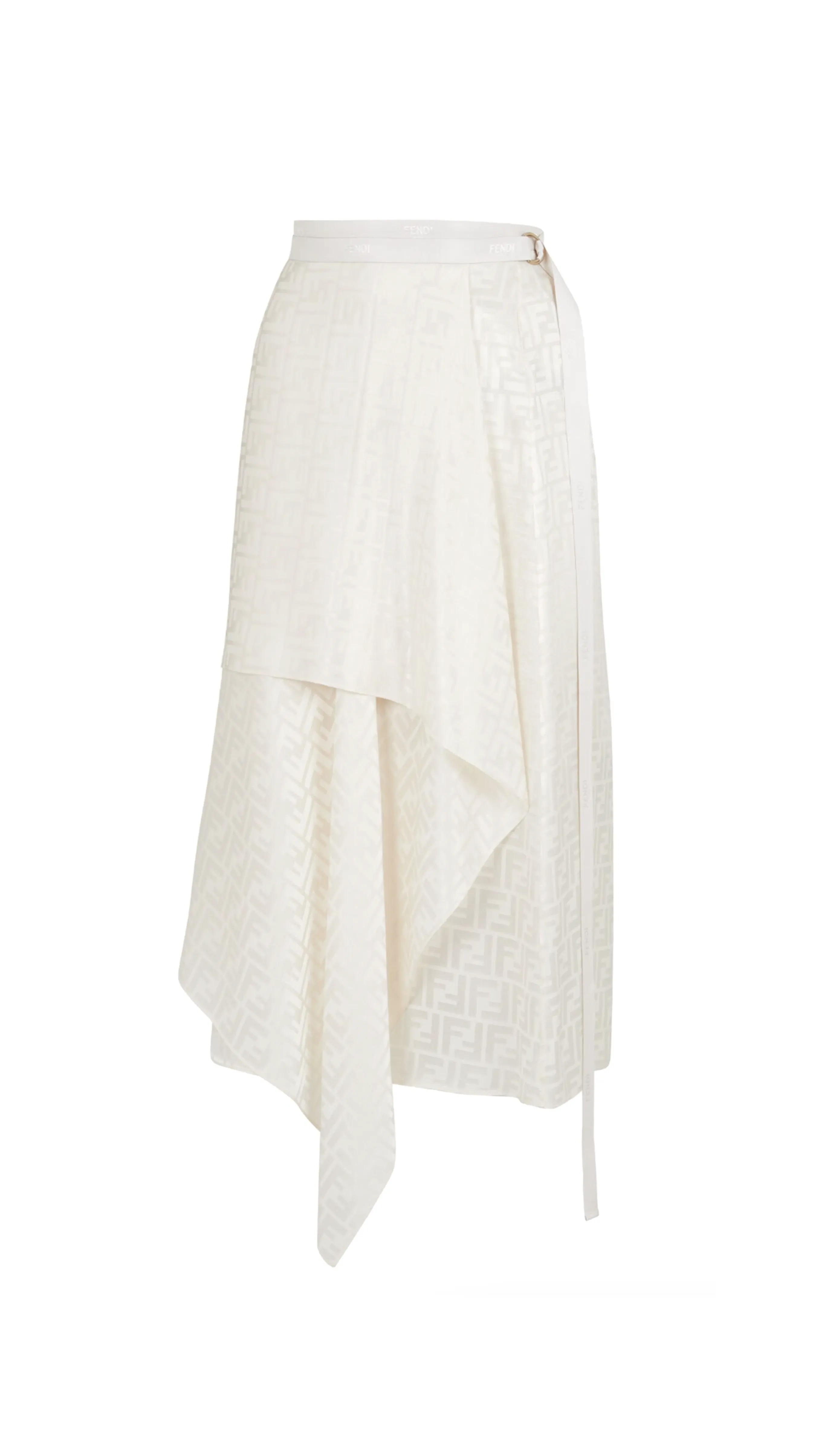 FF Silk Skirt - White