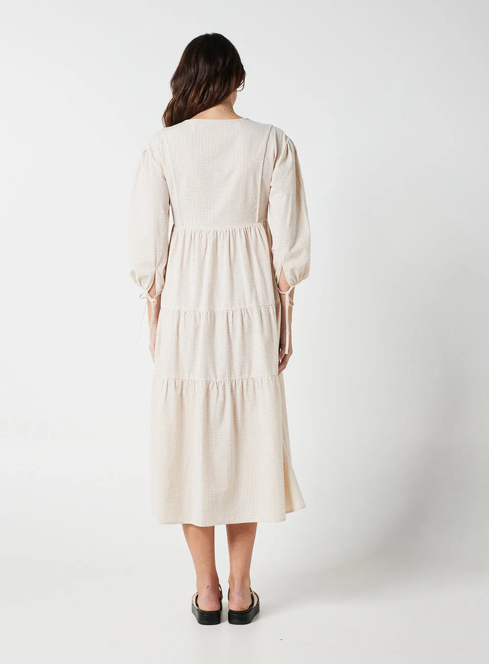 Ivy Dress-BEIGE