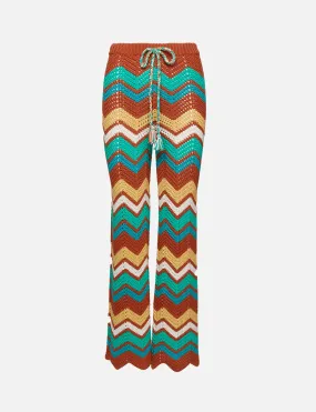 Kaleidoscopic Chevron Pant