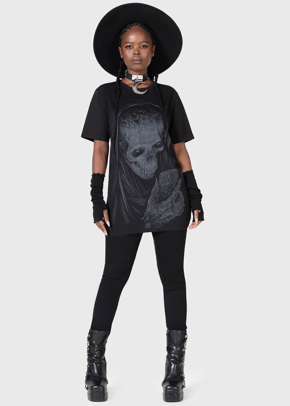 Killstar Digi Death T-Shirt Black