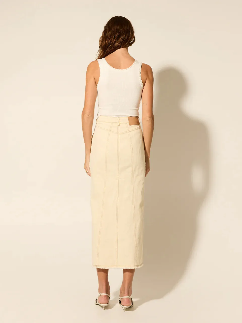 Kivari Elena Skirt, Cream