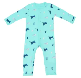 Kyte Snap Romper, Eagle Ray