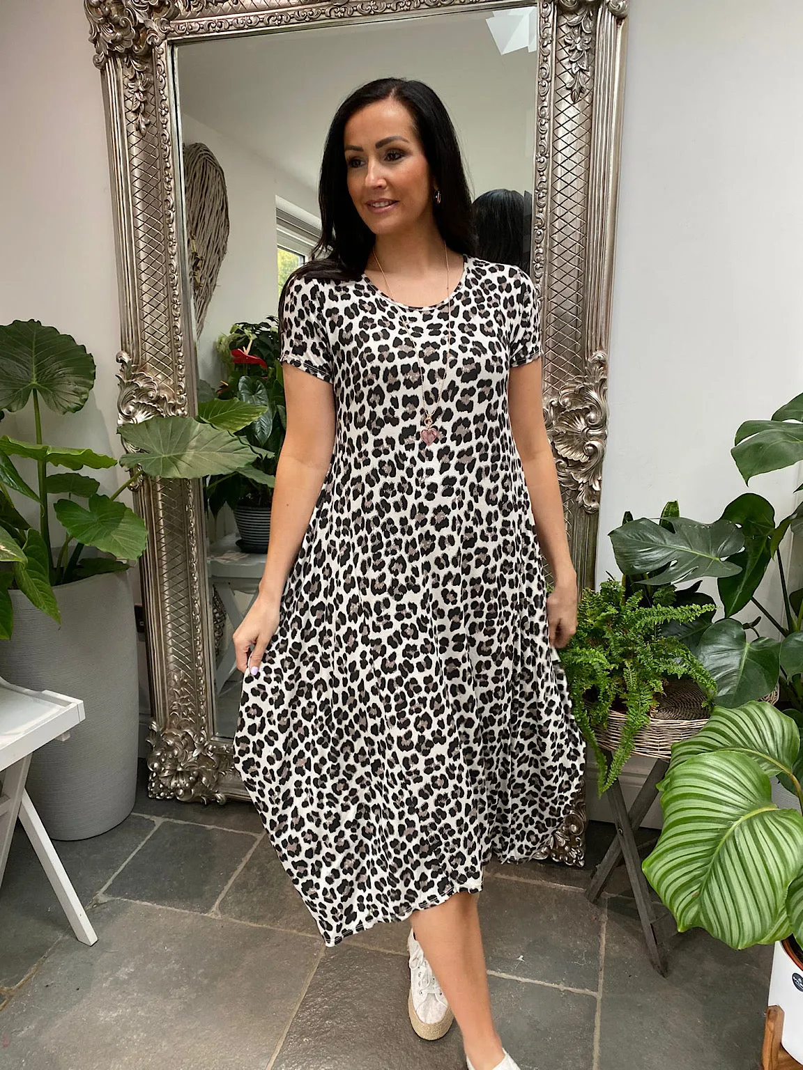 Leopard Pattern Dress Shannon