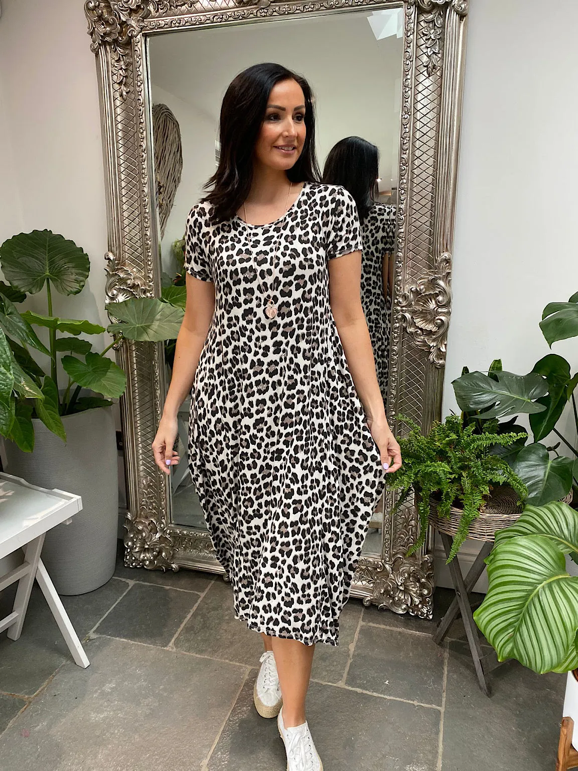 Leopard Pattern Dress Shannon