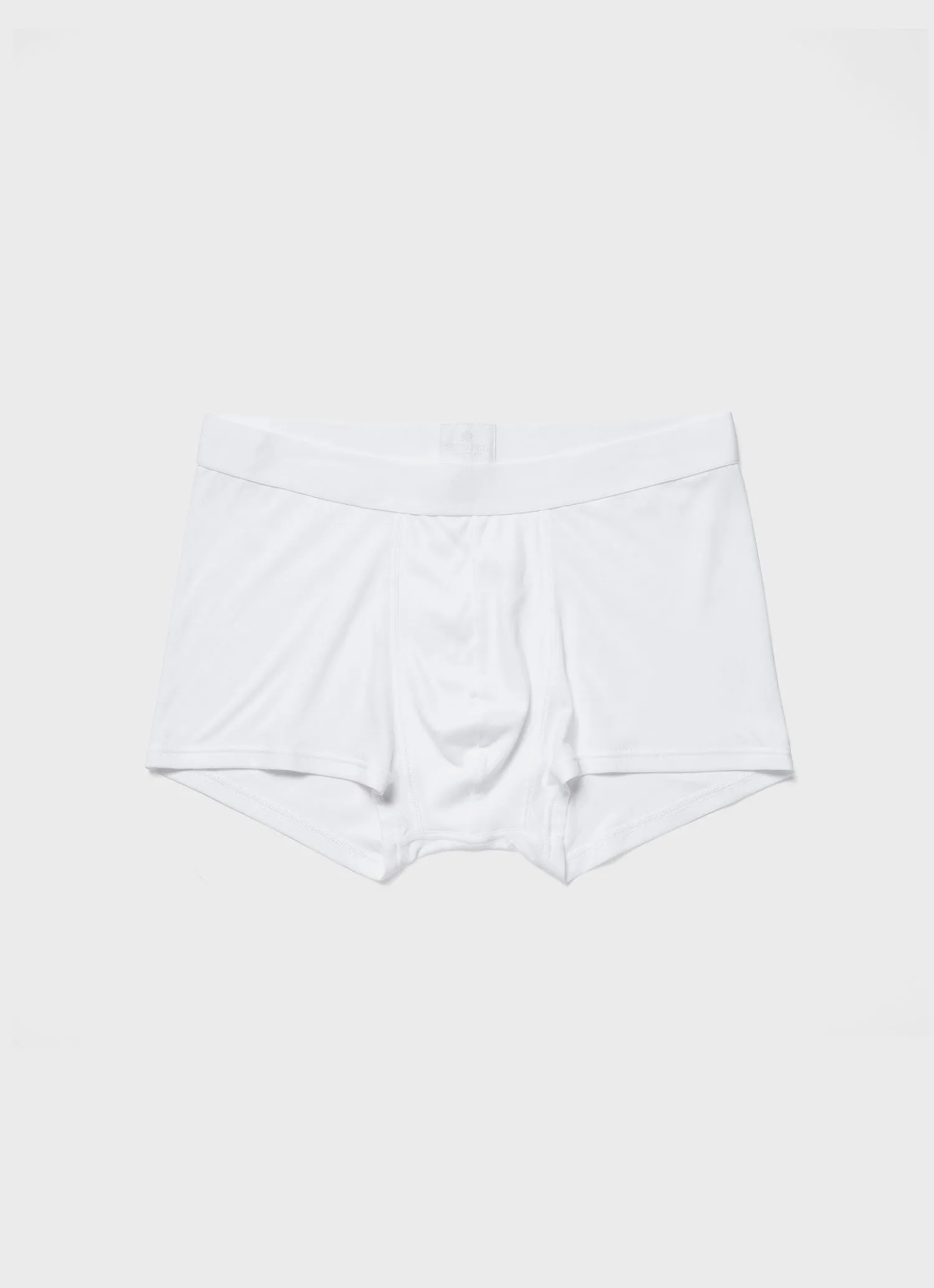 Men's Sea Island Cotton Trunks in White