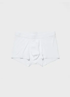 Men's Sea Island Cotton Trunks in White