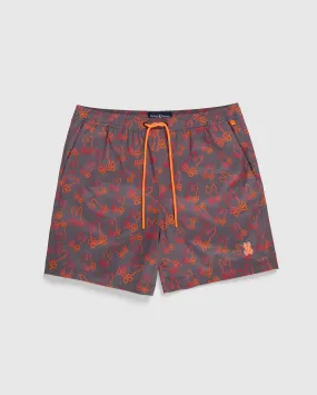 MENS SHELDON ALL OVER PRINT SWIM TRUNK - B6W588C200