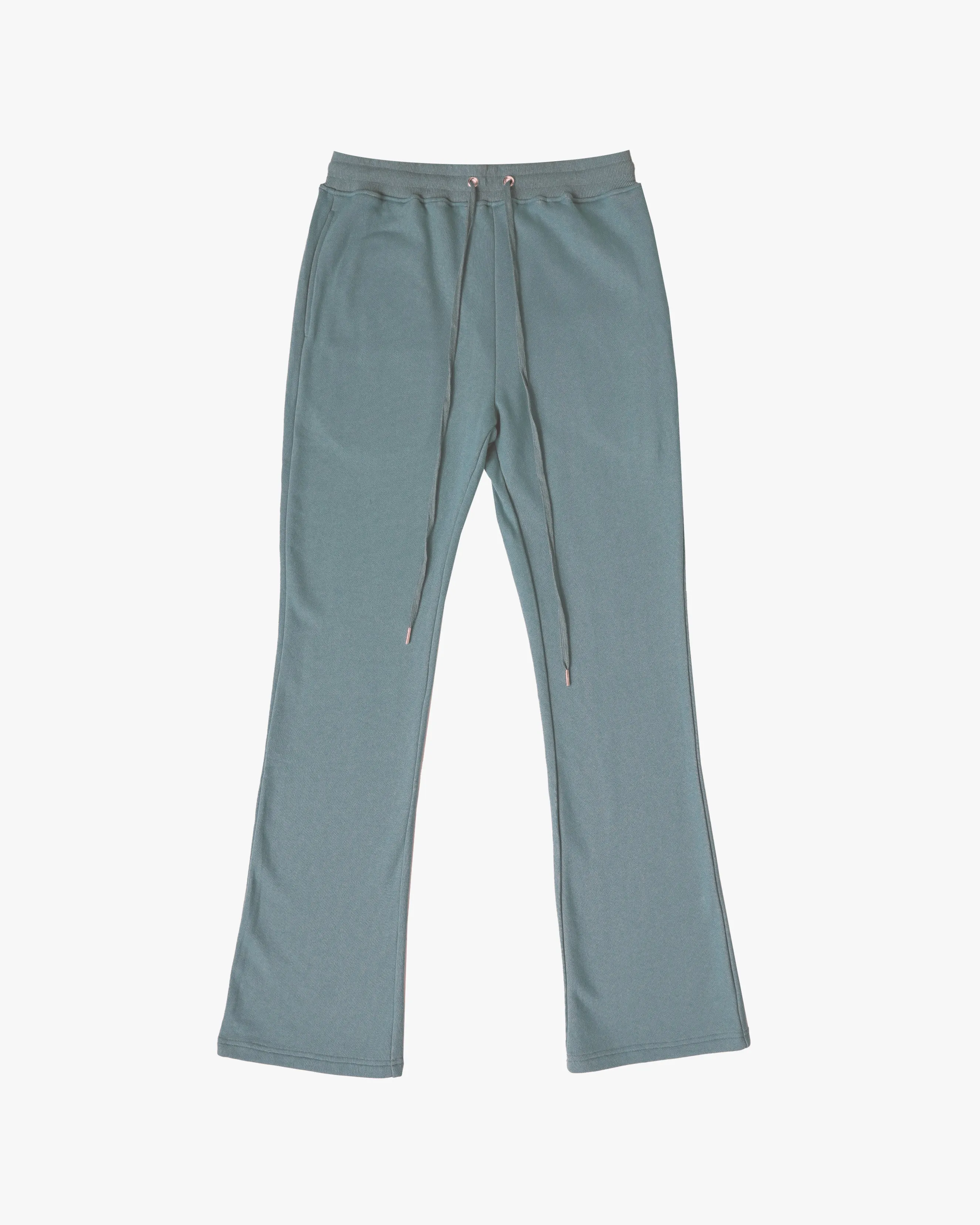 PERFECT FLARE SWEATPANTS-DENIM BLUE