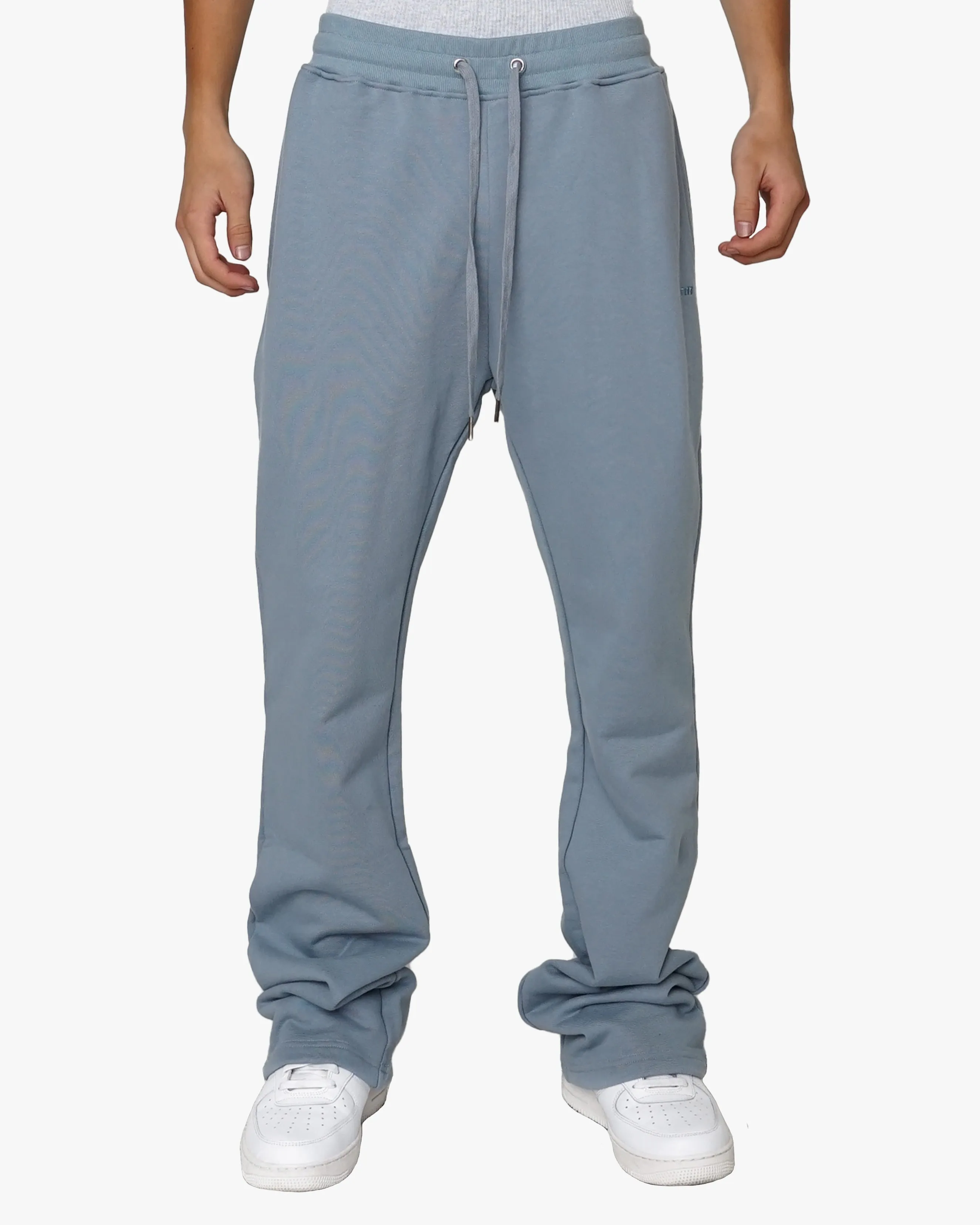 PERFECT FLARE SWEATPANTS-DENIM BLUE