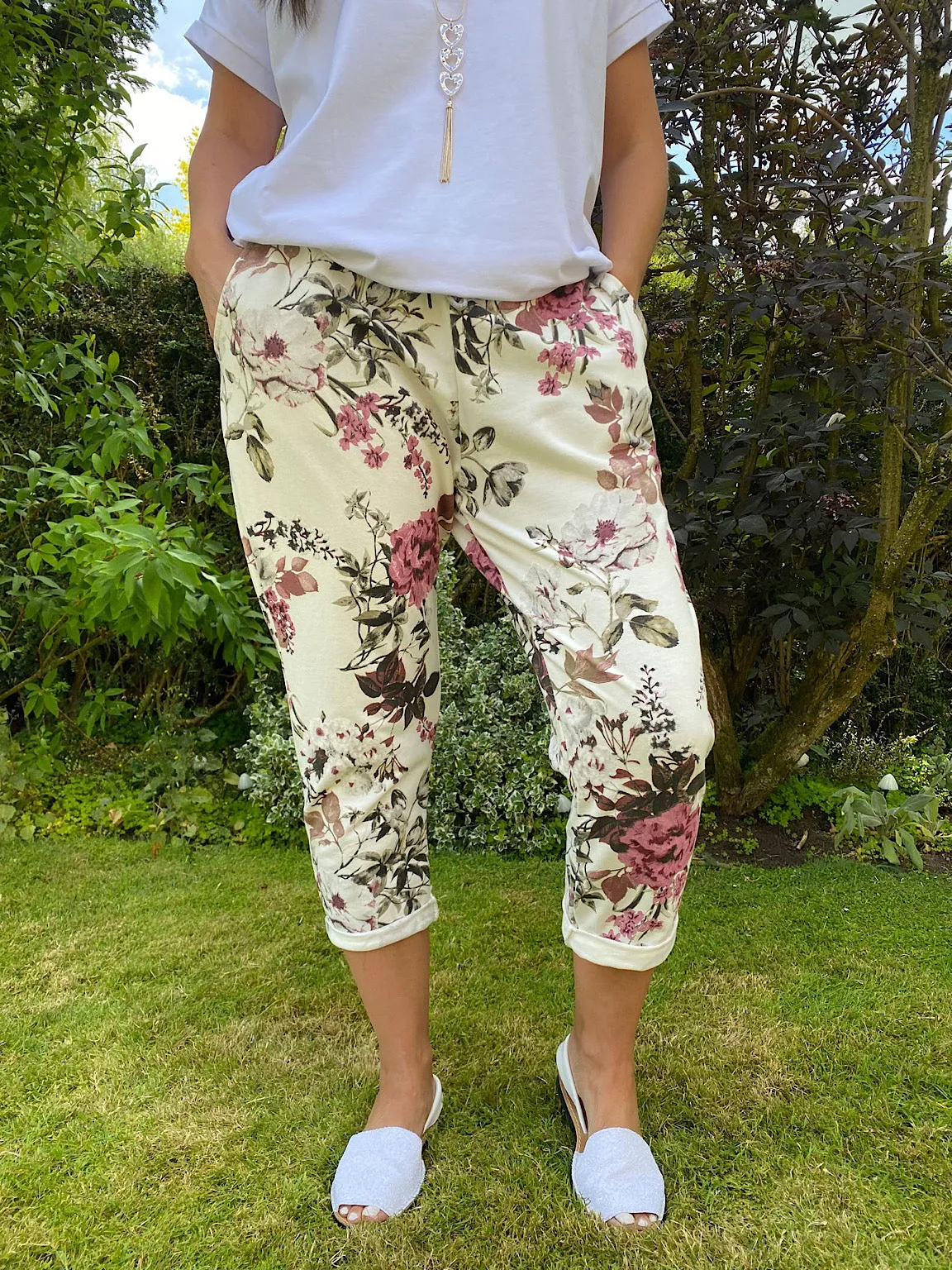 Printed Floral Joggers