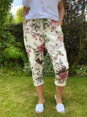 Printed Floral Joggers