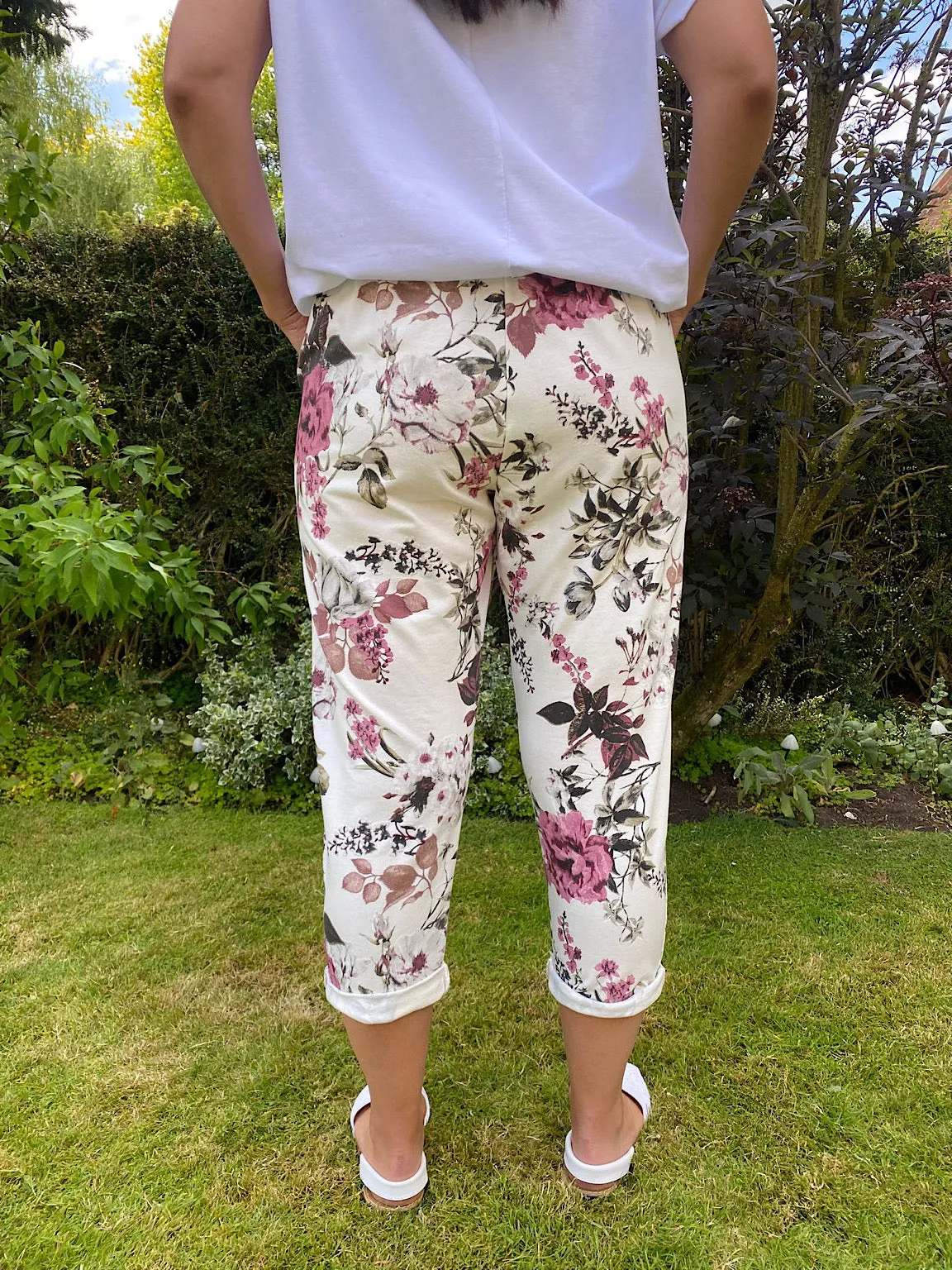 Printed Floral Joggers