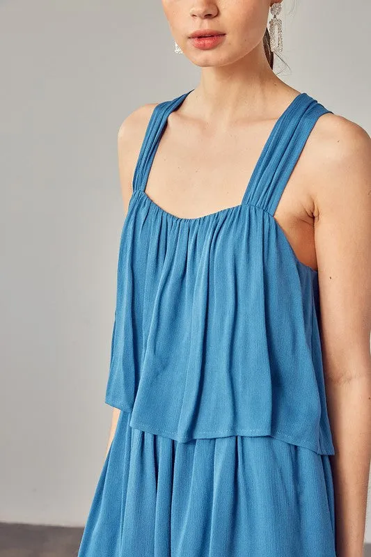 Shirring Detail Romper