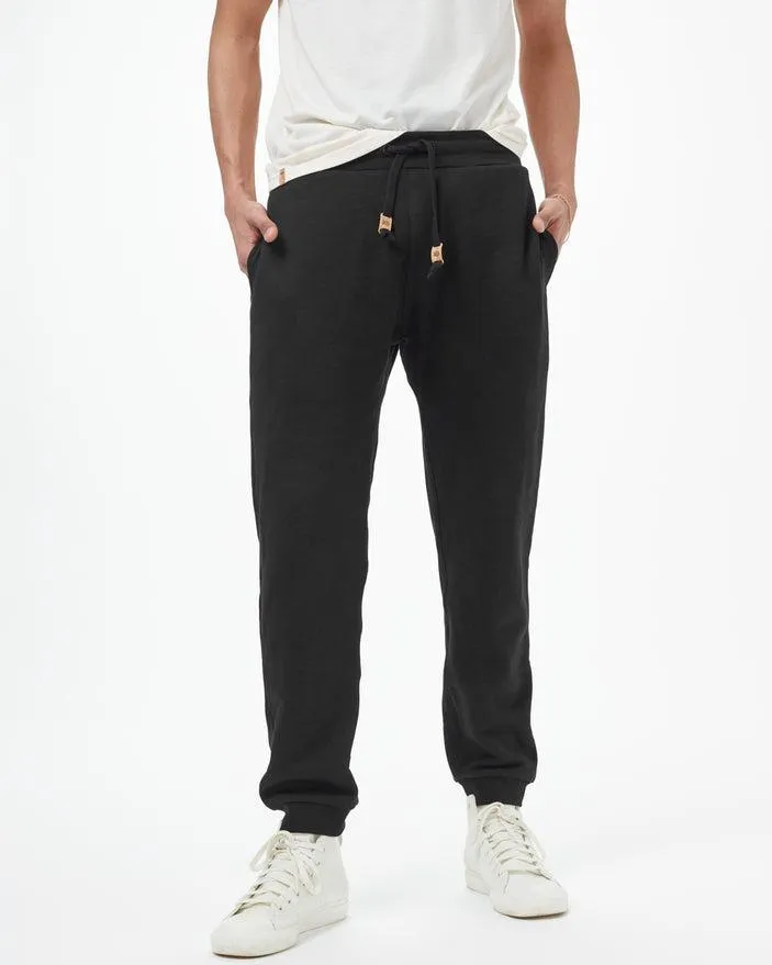 Tentree Fleece Atlas Sweatpants in Black