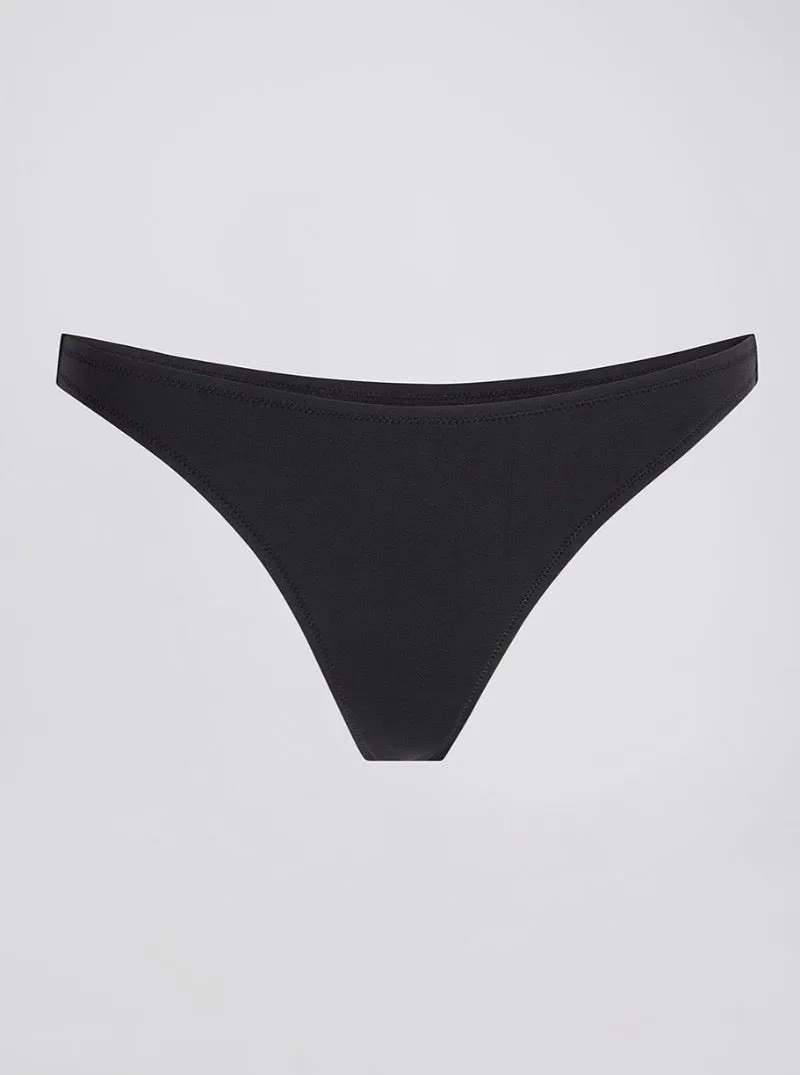 The Daniela Bikini Bottom in Noir