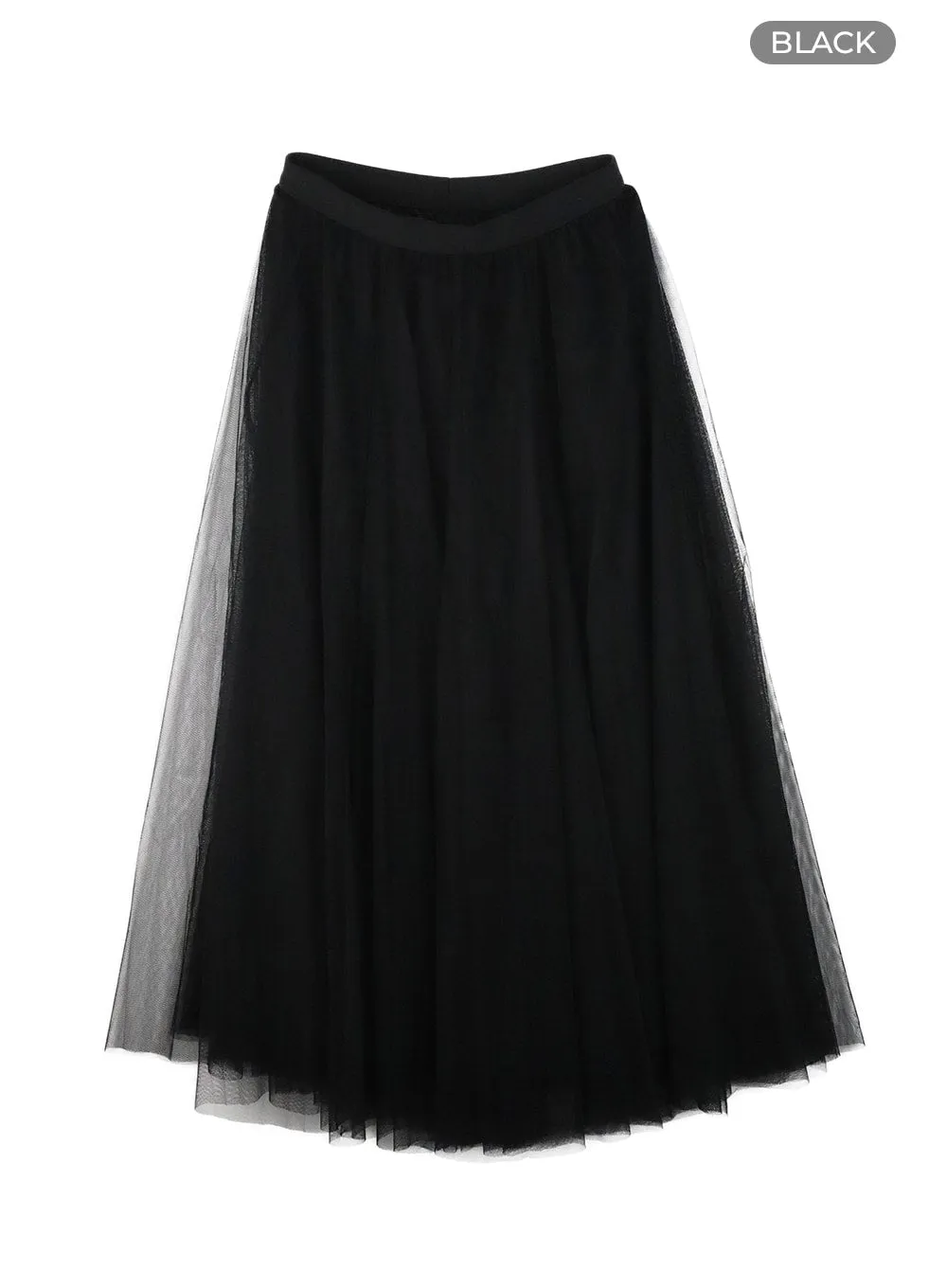 Tulle Maxi Skirt OM427